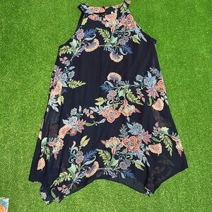Halter floral dress